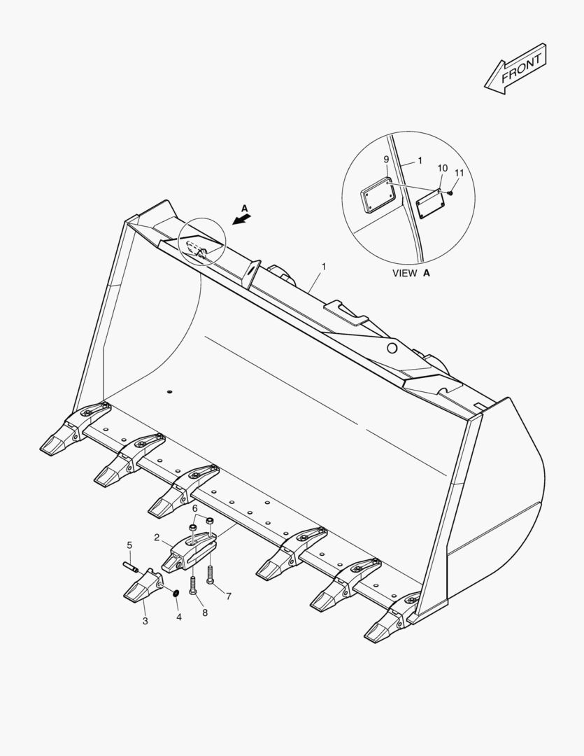 2140 BUCKET-3.0гЋҐ TOOTH