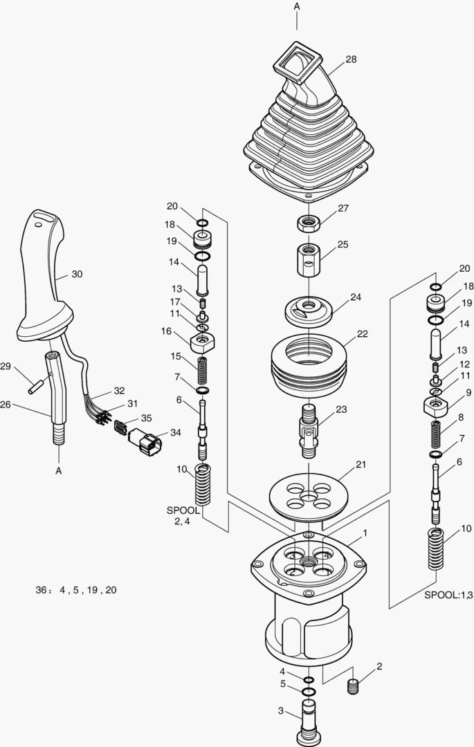 Схема 4250 REMOTE CONTROL VALVE [20001~20204]