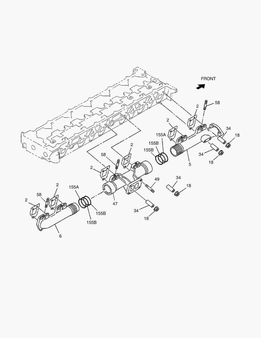 027 EXHAUST MANIFOLD