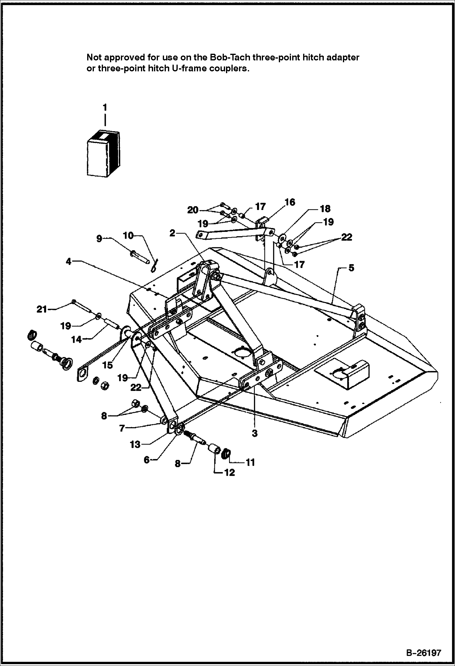 ГАЗОНОКОСИЛКА (БЫСТРОУСТАНАВЛИВАЕМОЕ СЦЕПНОЕ УСТРОЙСТВО) (3FM60 A1FR) (3FM72 A1FS)