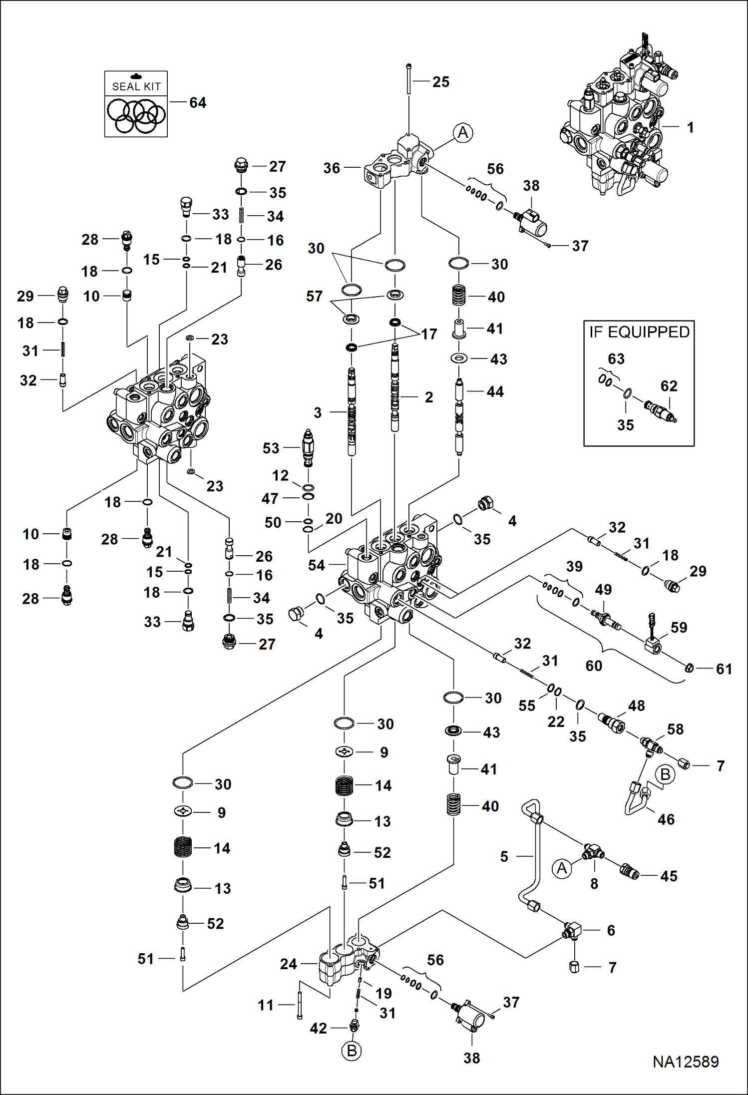 ГИДРАВЛИЧЕСКИЙ РЕГУЛИРУЮЩИЙ КЛАПАН (E ПОСЛЕДОВАТЕЛЬНАЯ КАТУШКА)