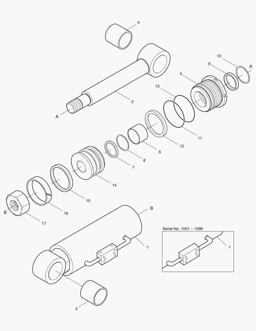 Спецтехника 4380 DOZER CYLINDER