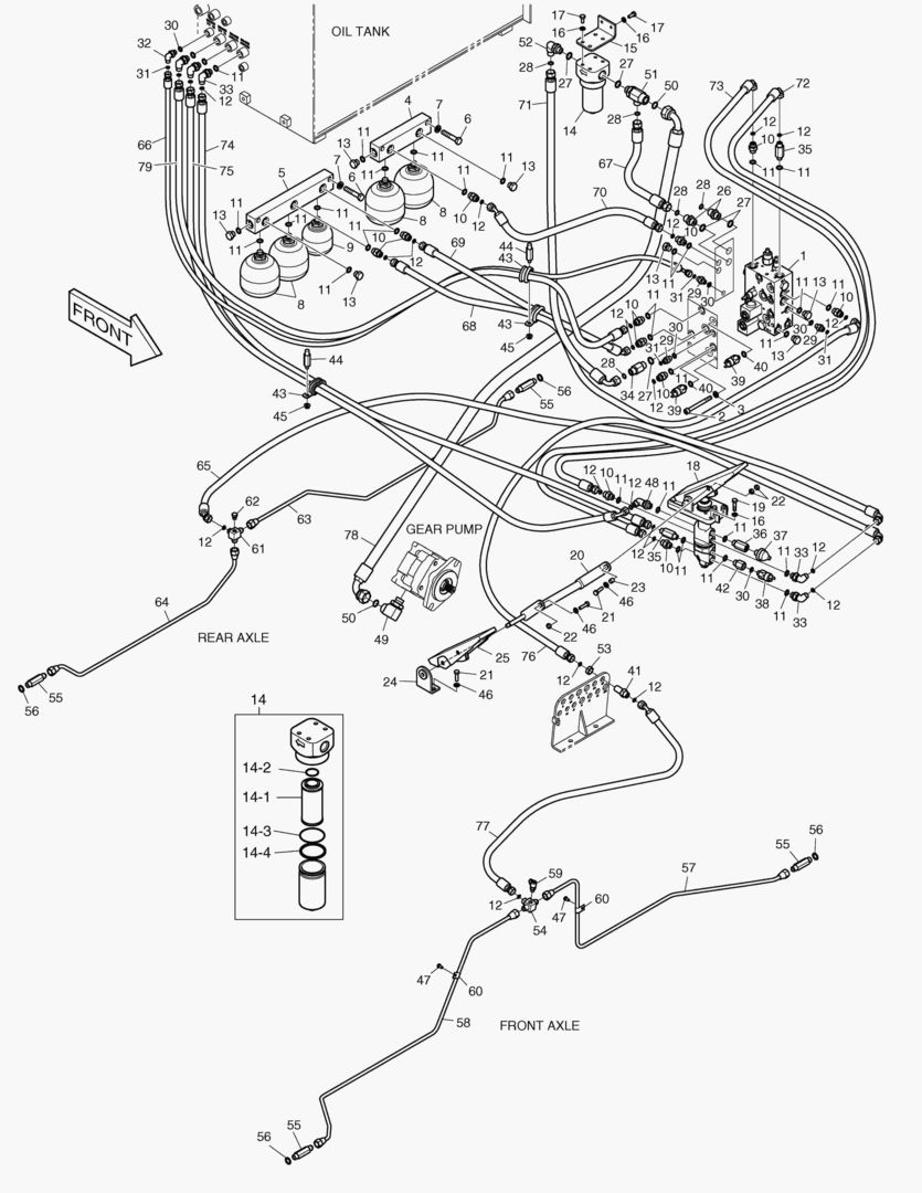 1200 BRAKE PIPING [5001~5025]