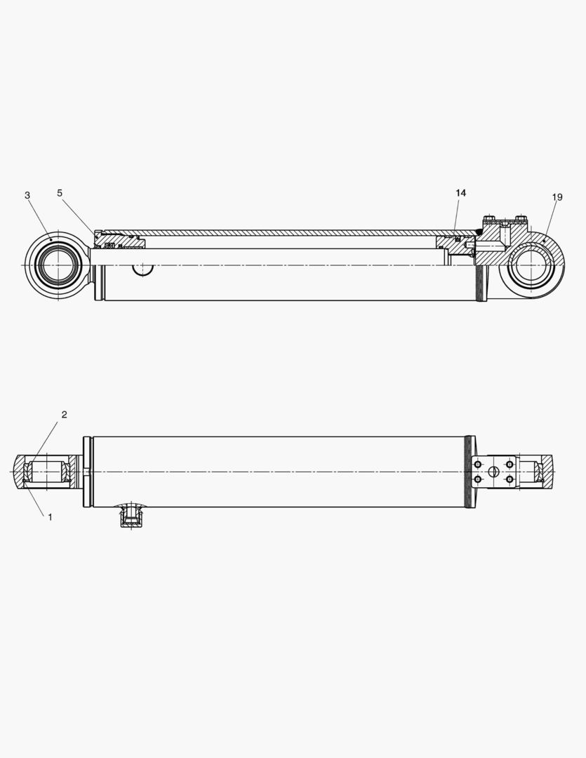 3305 STEERING CYLINDER(R&DY)