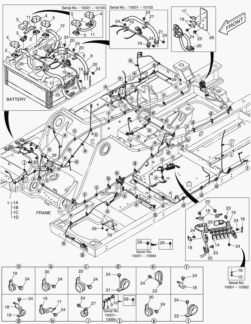 ЭЛЕКТРИЧЕСКИЕ ЗАПЧАСТИ - ЖГУТ ПРОВОДКИ