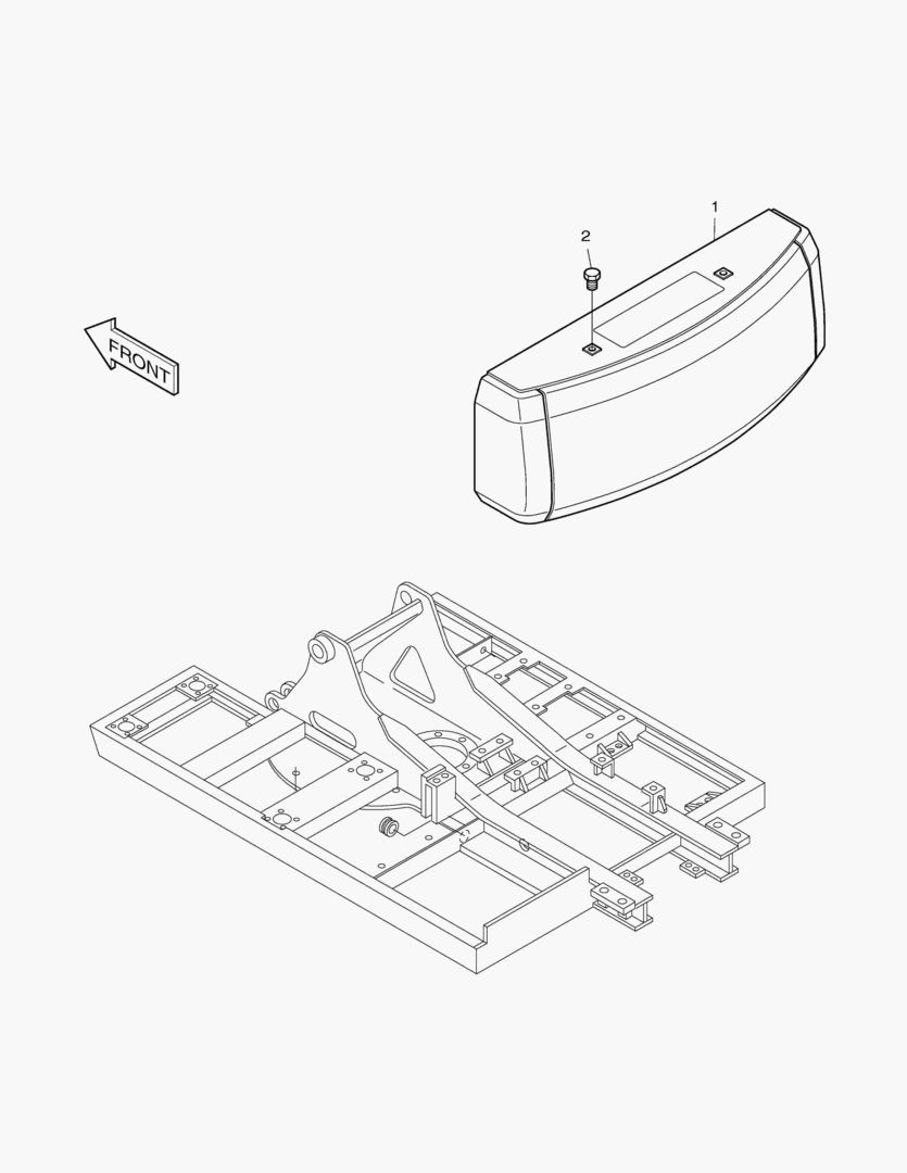 ПРОТИВОВЕС-ДЛИННЫЙ ПЕРЕДНИЙ