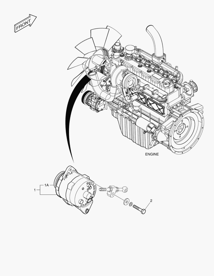 ГЕНЕРАТОР ПЕРЕМЕННОГО ТОКА - 80A