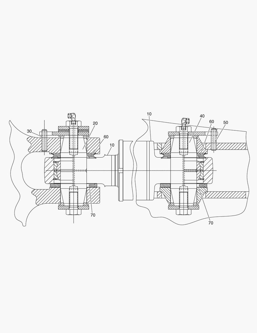 G400-10 STEERING CYLINDER MOUNTING