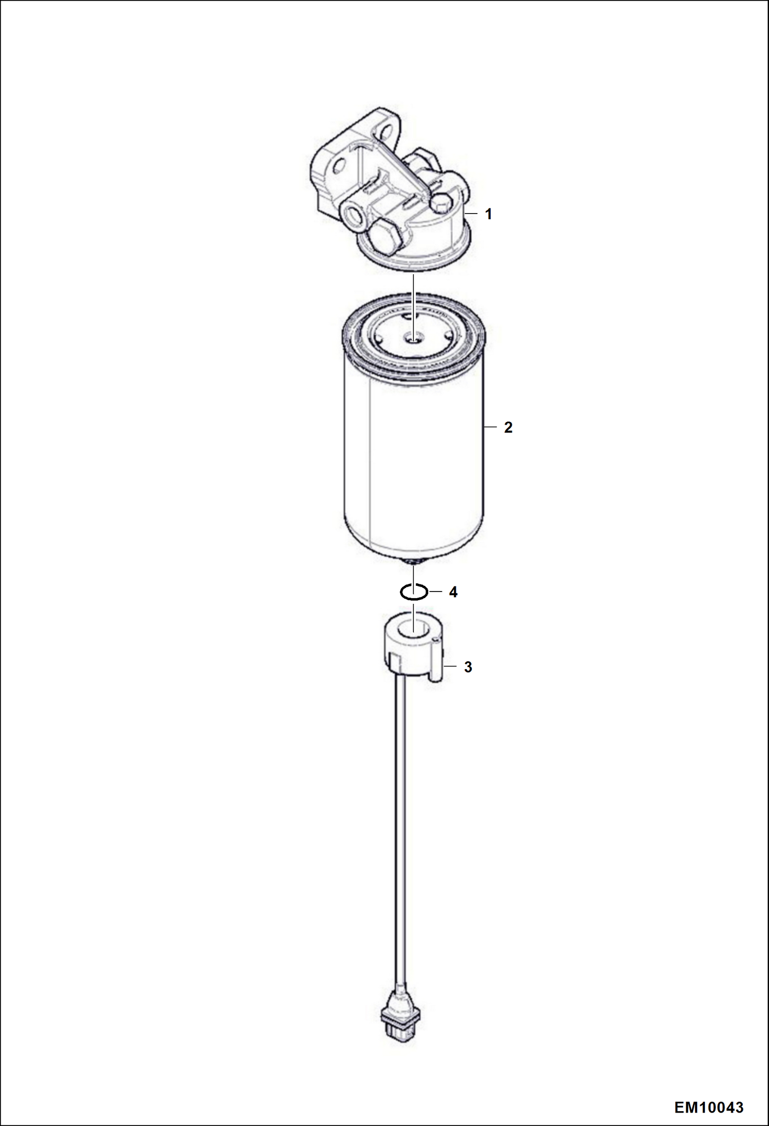 Схема ФИЛЬТР ПРЕДВАРИТЕЛЬНОЙ ОЧИСТКИ ТОПЛИВА