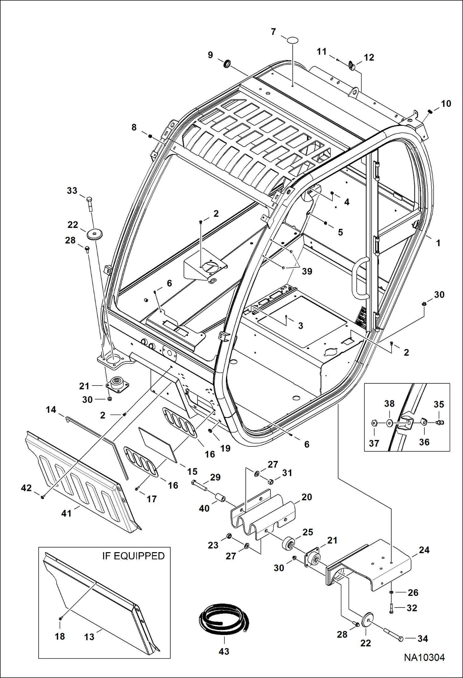 КАБИНА ВОДИТЕЛЯ (КОНСТРУКЦИЯ И ФИКСАЦИЯ)