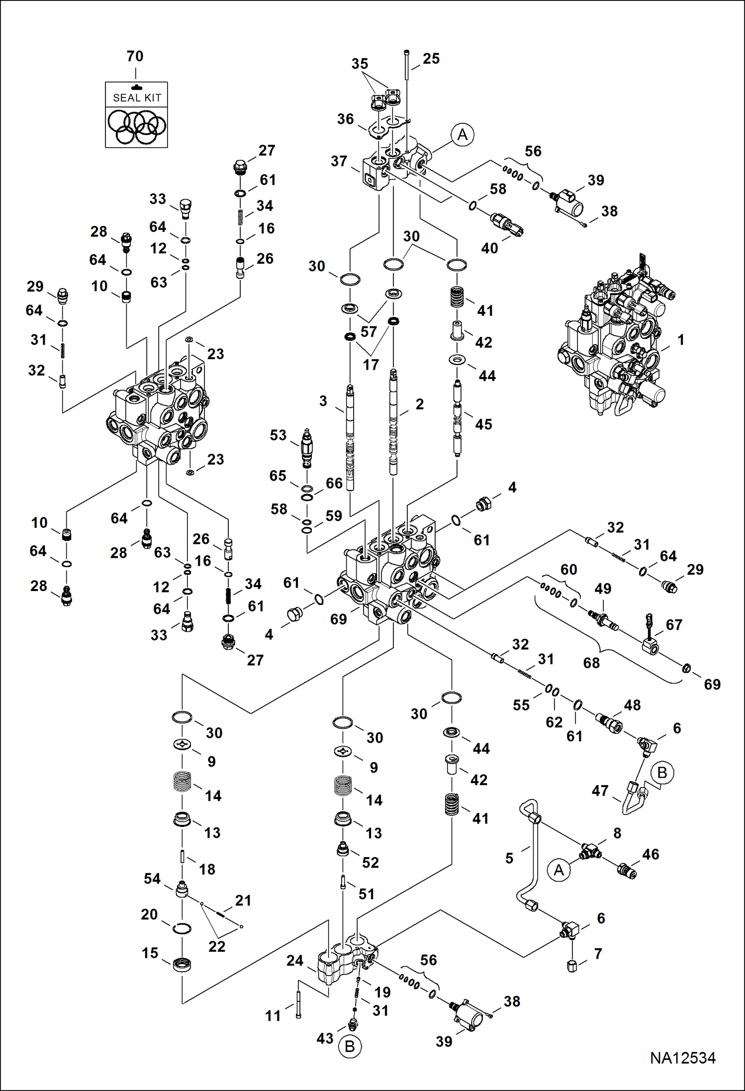 Схема ГИДРАВЛИЧЕСКИЙ РЕГУЛИРУЮЩИЙ КЛАПАН (РУКОВОДСТВО ПОЛЬЗОВАНИЯ УСТРОЙСТВОМ УПРАВЛЕНИЯ) (E СЕРИЯ КАТУШЕК)