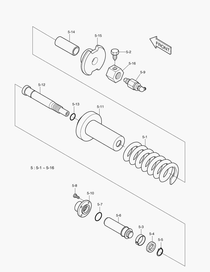 Схема 2150 TRACK SPRING [1001~1127]