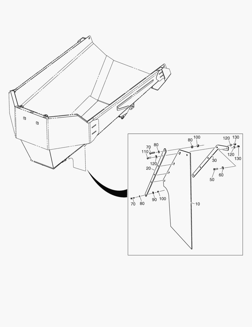 Схема G420-20 BODY FLAP KIT