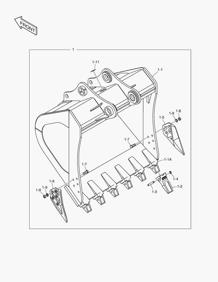 6850 BUCKET - 1.83mВі