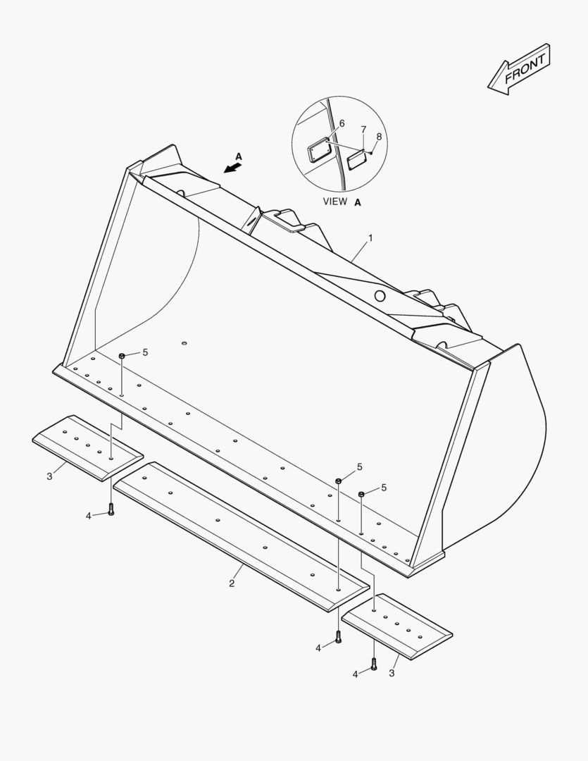 5100 BUCKET - 2.5mВі - CUTTING EDGE