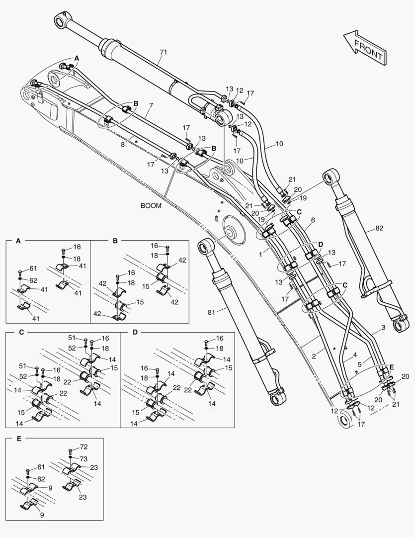 ГИДРОСИСТЕМА СТРЕЛЫ-7.1 м