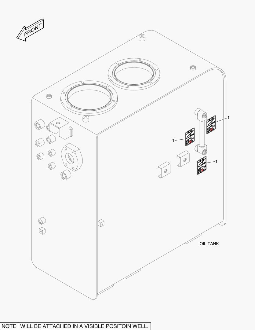 5240 DECAL - OIL CHECK (HIGH TEMPERATURE)