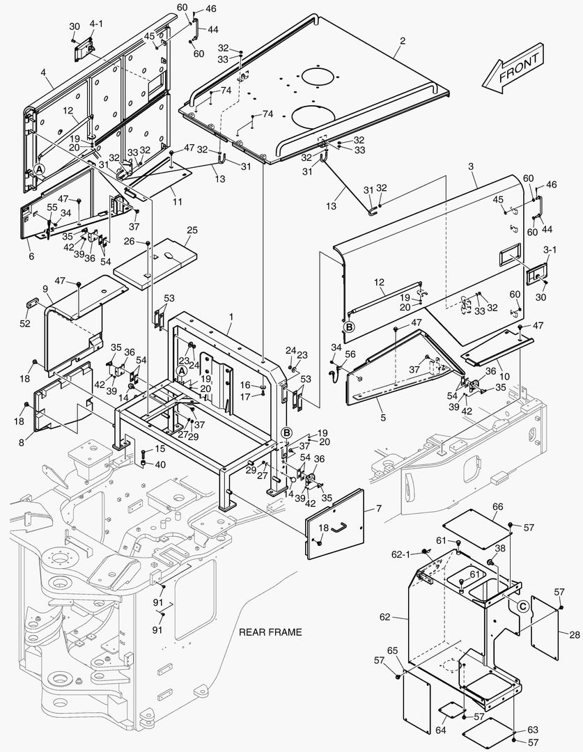 КРЫШКА ДВИГАТЕЛЯ