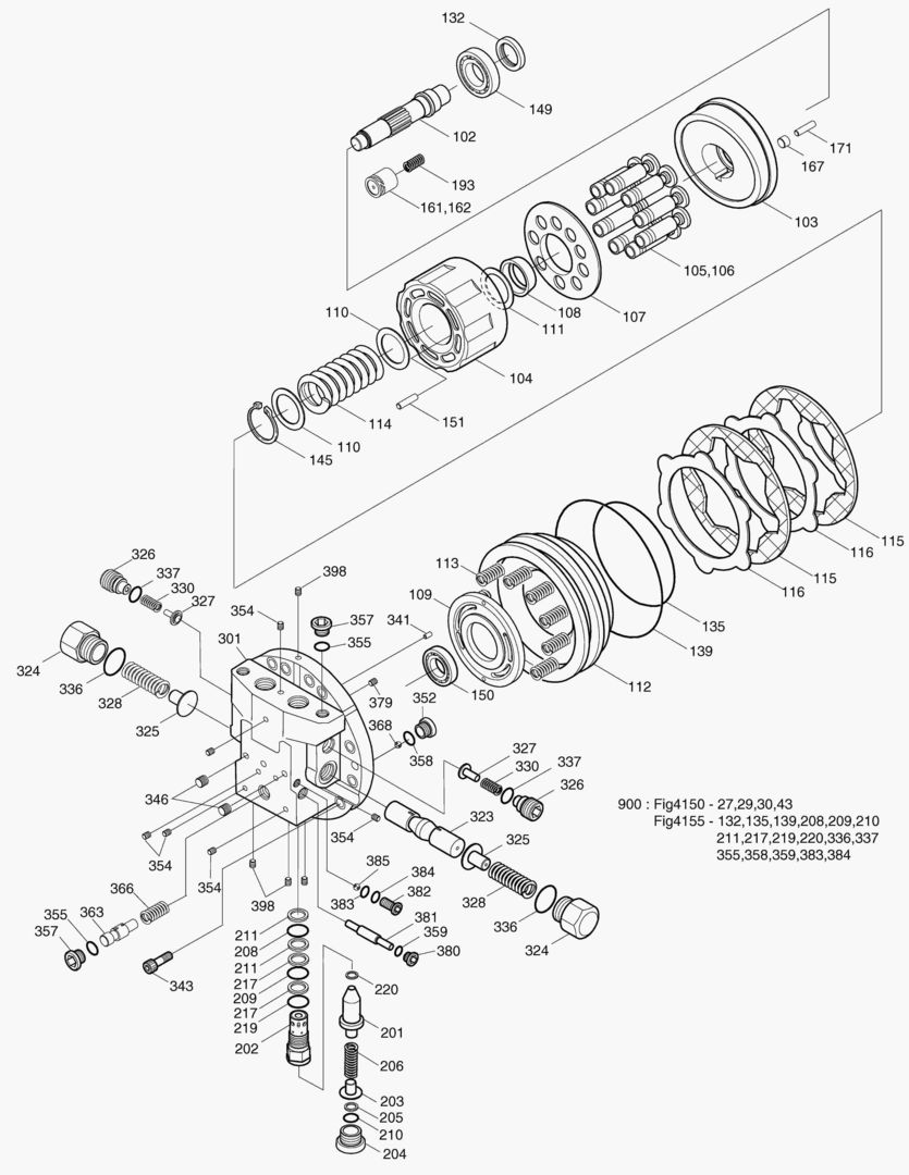 4155 TRAVEL MOTOR [1001~1087]