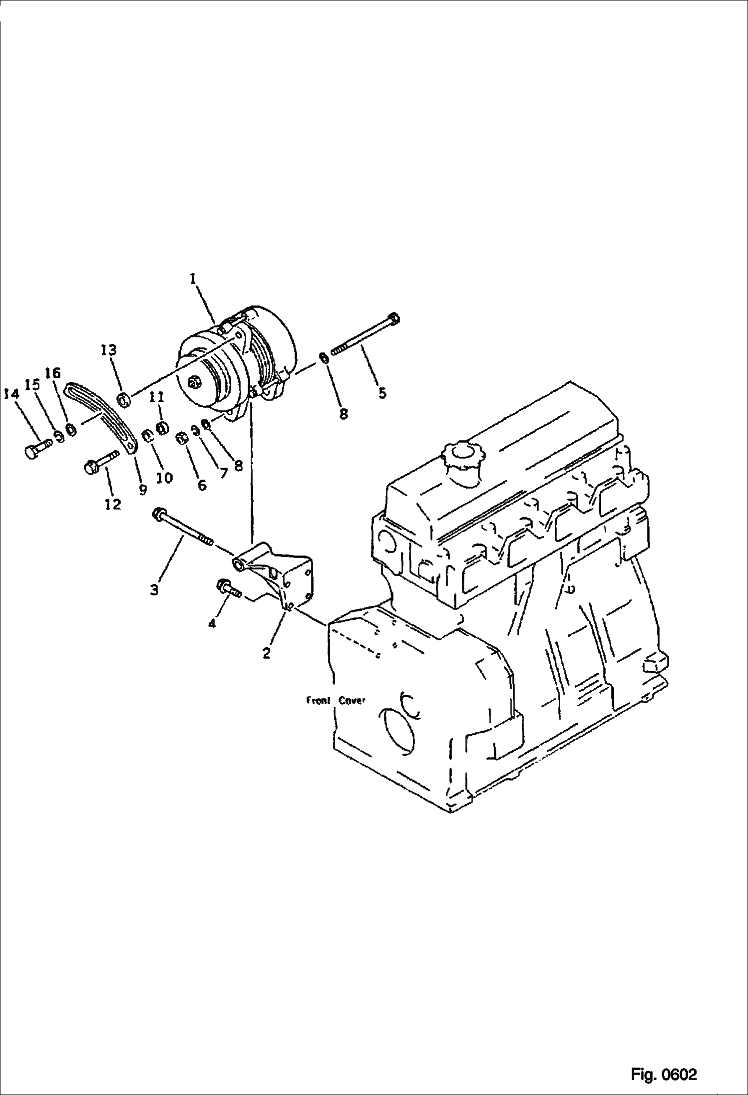 ГЕНЕРАТОР ПЕРЕМЕННОГО ТОКА И КРОНШТЕЙН ( 25A ) ( КРОМЕ ЯПОНИИ)