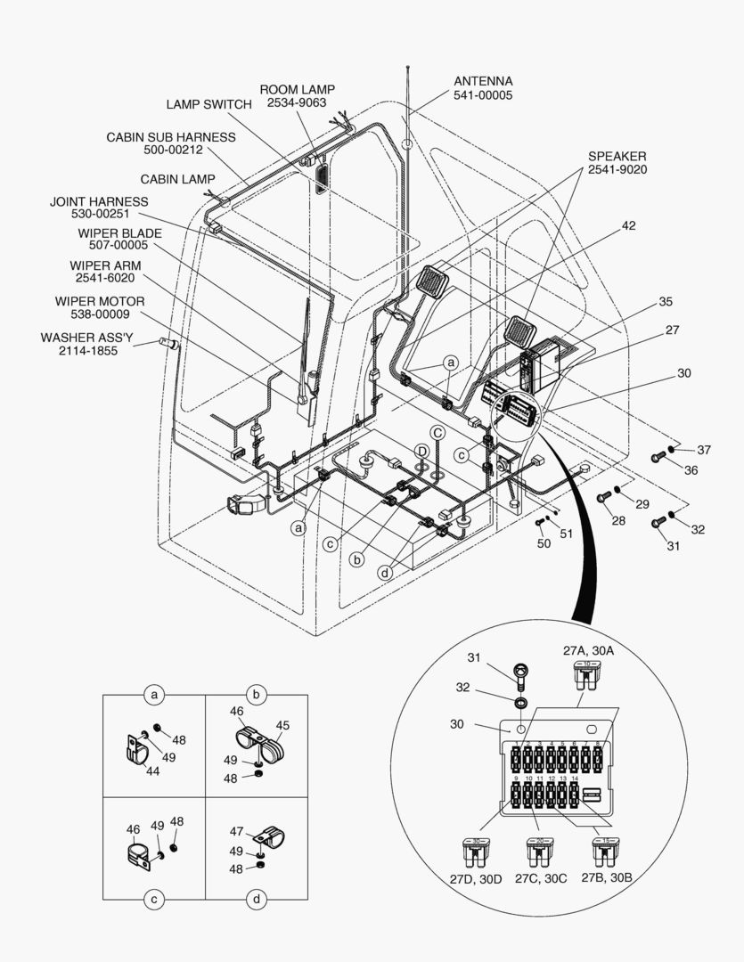 ЭЛЕКТРИЧЕСКИЕ ЗАПЧАСТИ(4)-КАБИНА