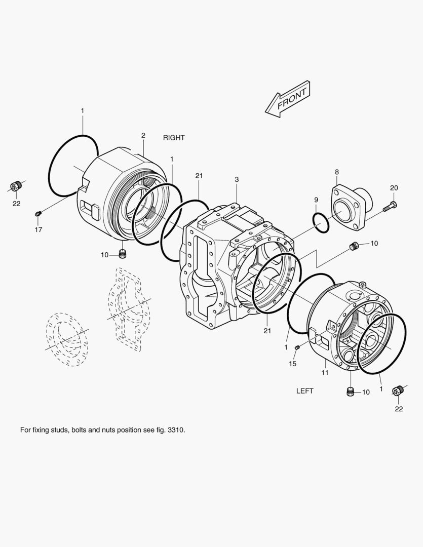 КОРПУС ДИФФЕРЕНЦИАЛА-ЗАДНЯЯ ОСЬ