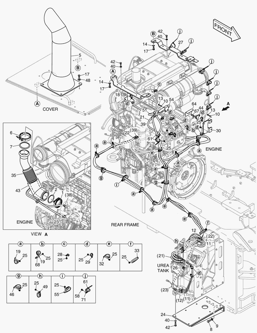 Схема 1170 MUFFLER ASSY(1)