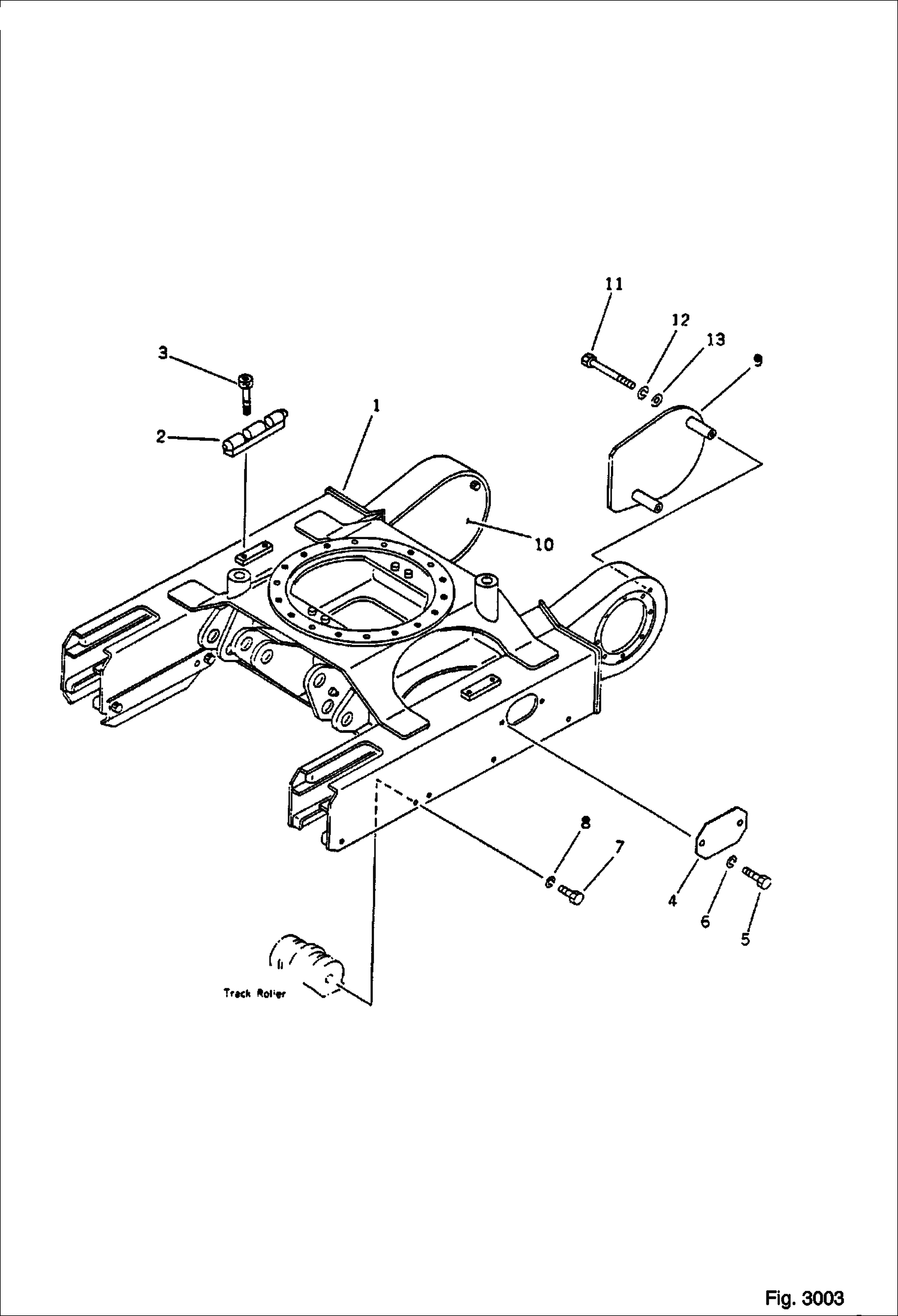 РАМА ГУСЕНИЦЫ (ДЛЯ РЕЗИНОВОГО БАШМАКА)