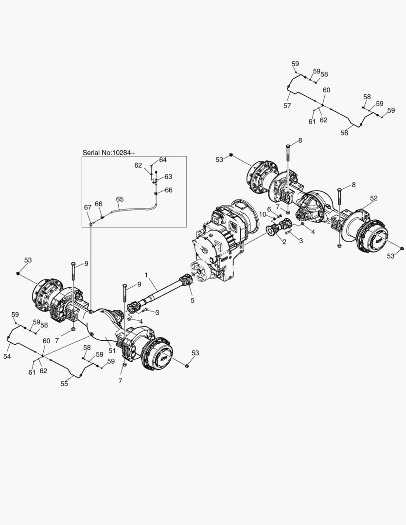 Спецтехника 1230 AXLE & DRIVE SHAFT