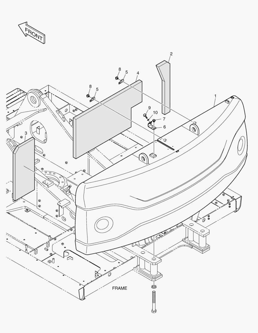 ПРОТИВОВЕС - 5.9 ТОНН