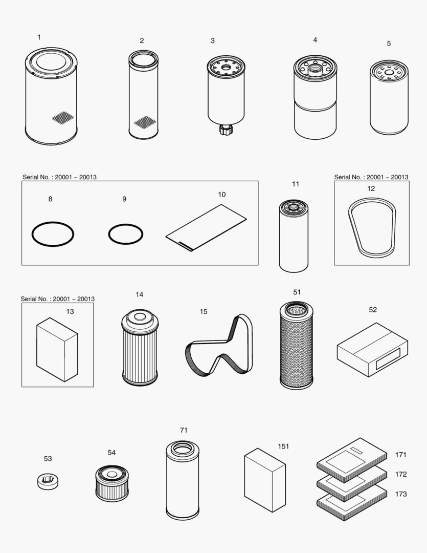 Схема 4110 SPARE PARTS
