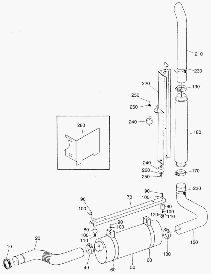 G050-2 EXHAUST SYSTEM TYPE A [~810376]