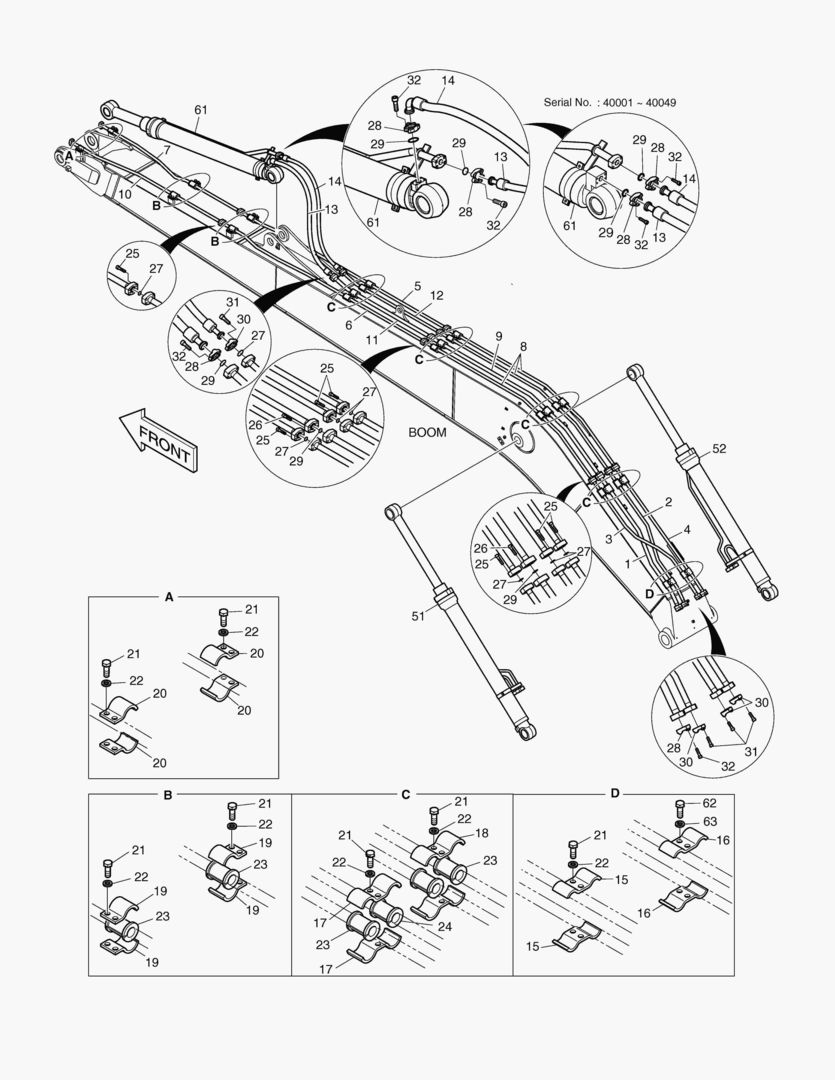 ГИДРОСИСТЕМА СТРЕЛЫ - СТРЕЛА 8.5 м