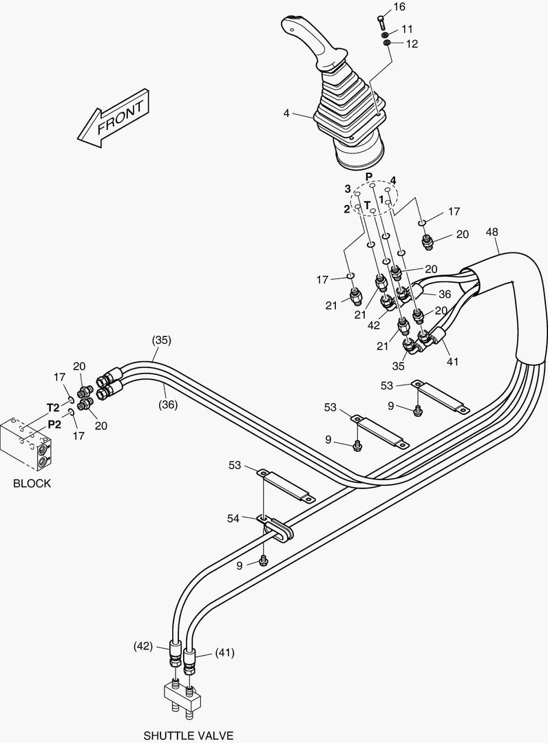 ТРУБОПРОВОД СЕРВОУПРАВЛЕНИЯ(6)
