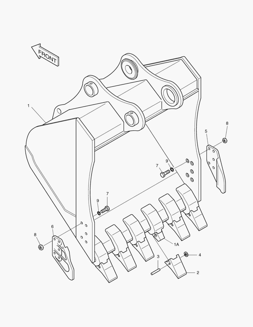 6250 BUCKET-1.17mВі