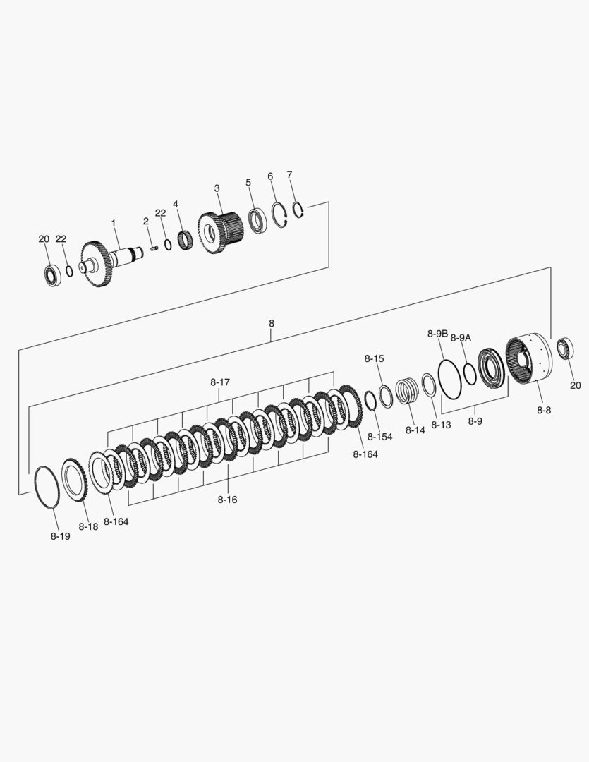 3170 CLUTCH KV - TRANSMISSION
