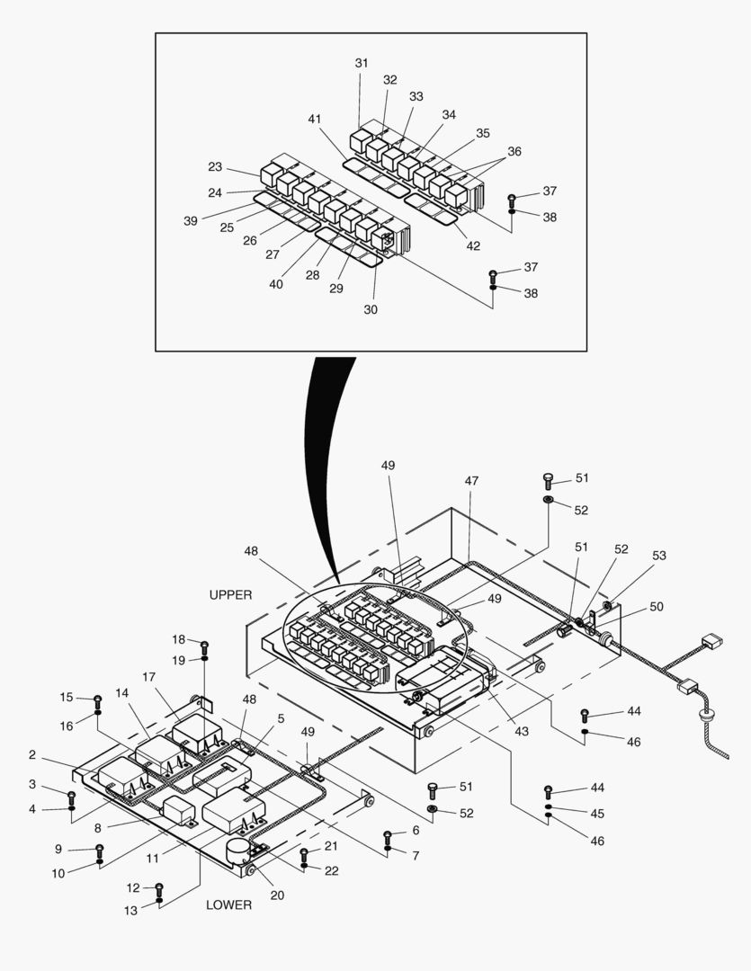 1451 ELECTRIC BOX ASS`Y(2)-PARTS (TIER-II) [1011~]