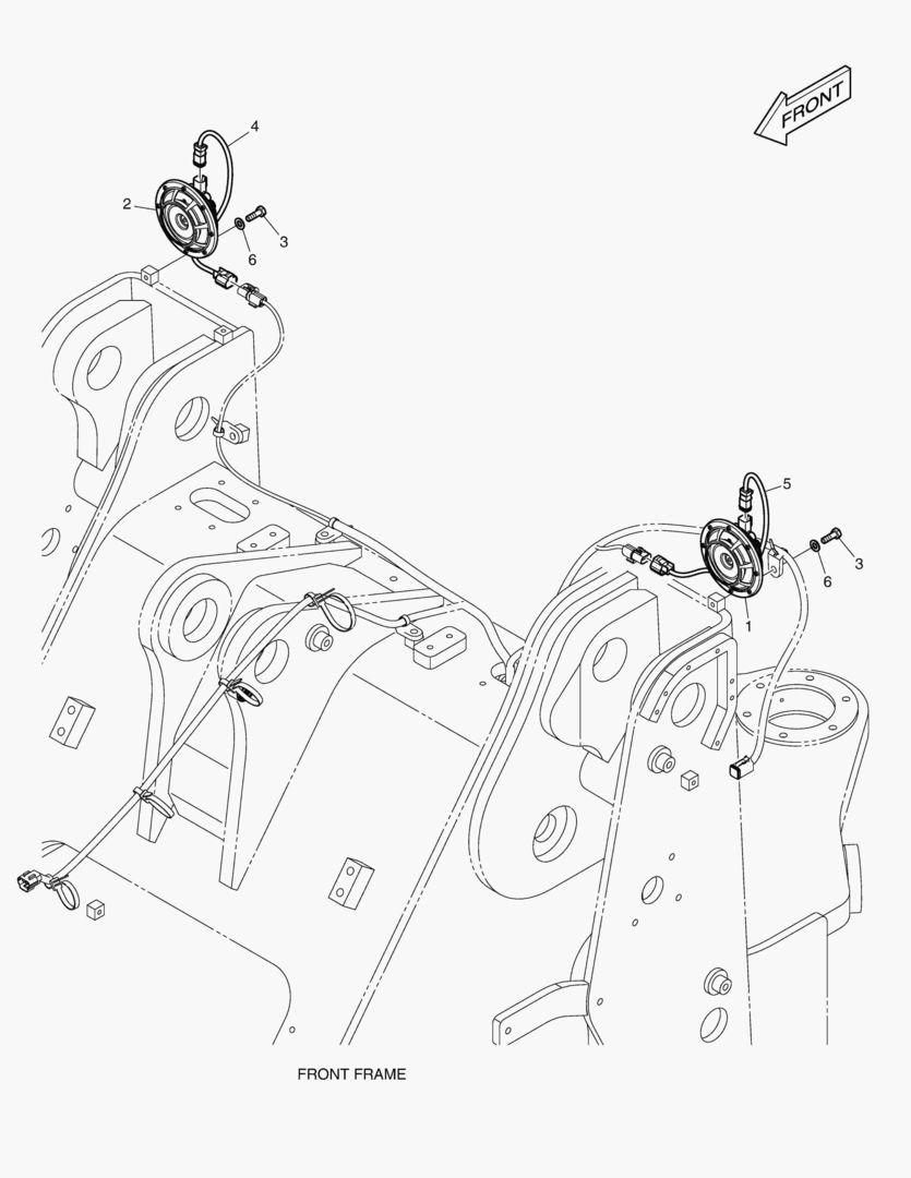 5370 ELECTRIC PARTS - FRONT(EUROPE)