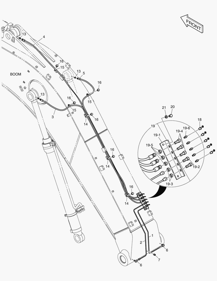 ТРУБОПРОВОД СМАЗОЧНОЙ СИСТЕМЫ - СТРЕЛА