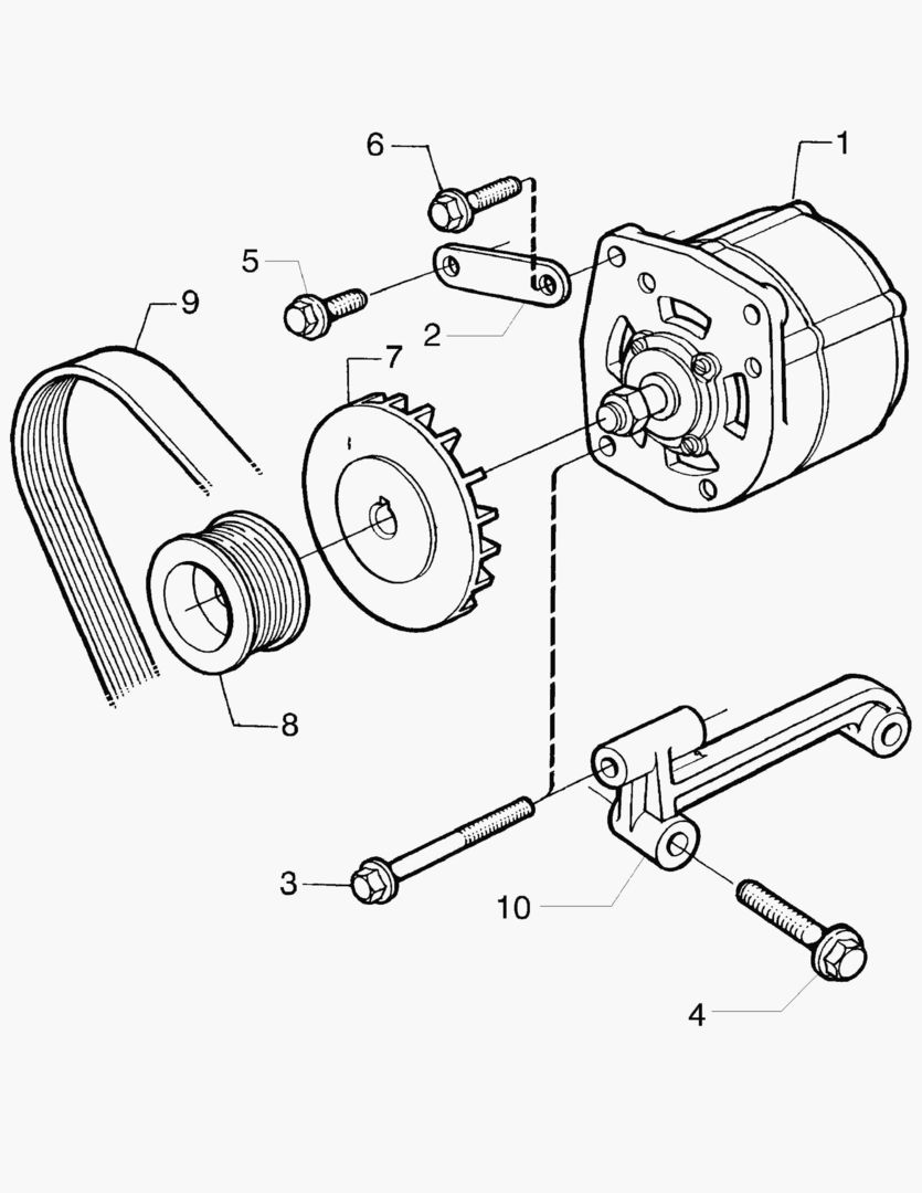 Спецтехника G010-97 ALTERNATOR; MOUNTING - главное фото