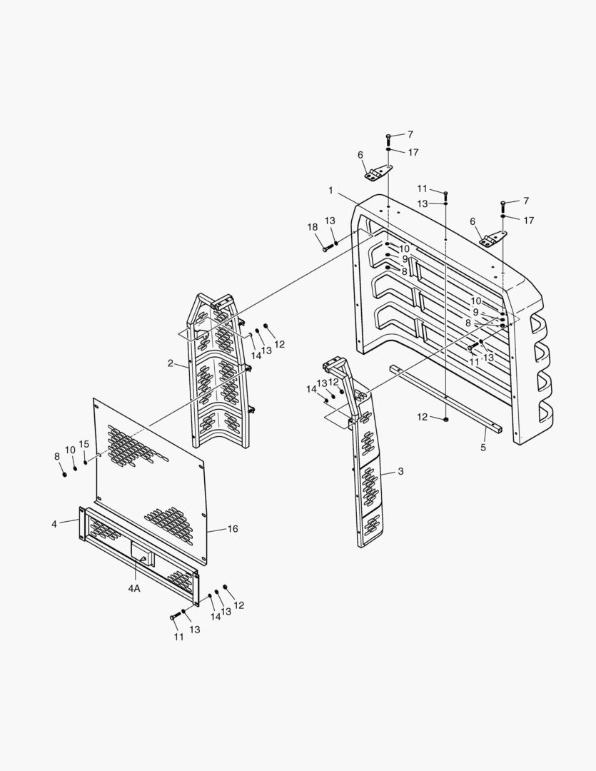 1405 RADIATOR GRILL [1001~1051]