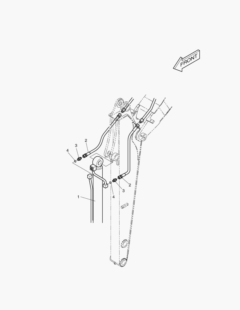 3150 ARM PIPING - 1.67m