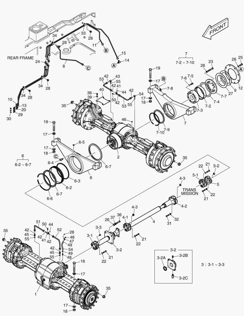 1140 AXLE & DRIVE SHAFT