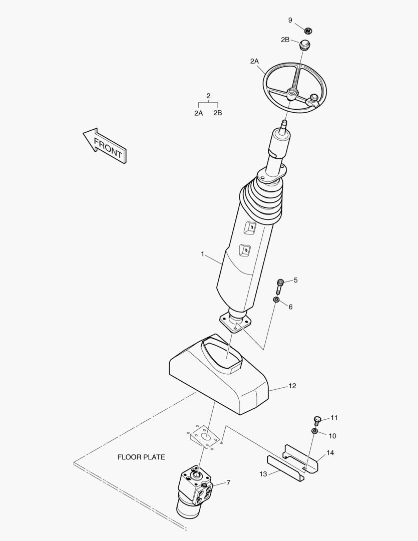 1454 STEERING WHEEL ASS`Y [1305~]