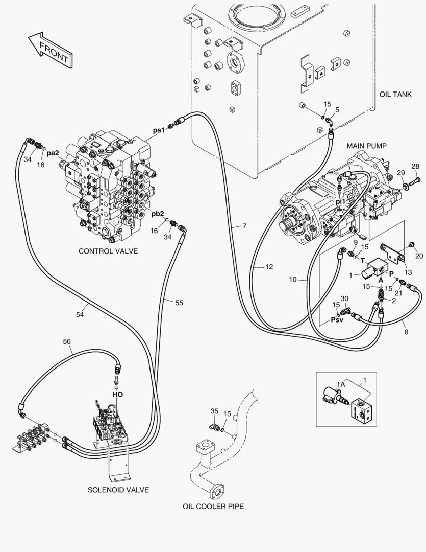 7081 PILOT PIPING - TWO PUMP(ONE or TWO WAY) [6685~7577]