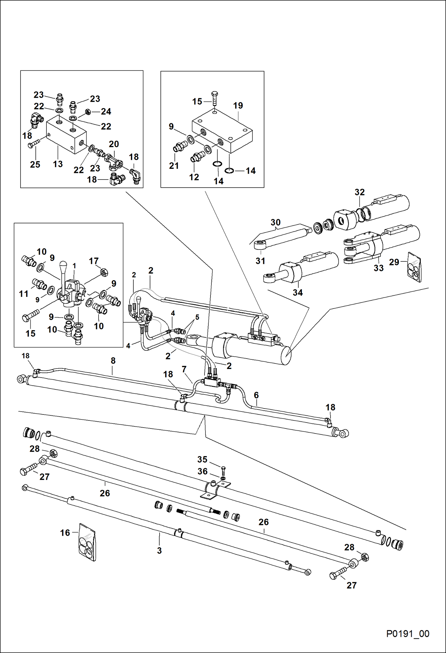 Схема ОСНОВНАЯ ПЛАТФОРМА 4M 800KG, КРАЩАЮЩАЯСЯ (BUD6429)