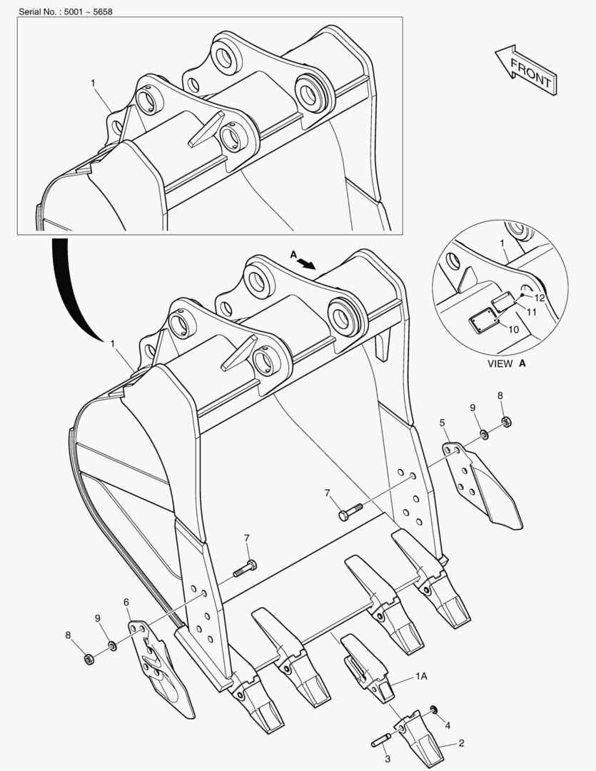 3130 BUCKET ASS`Y - 0.93mВі