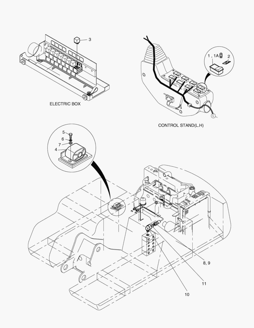 SWING ALARM ASS`Y [491~735]