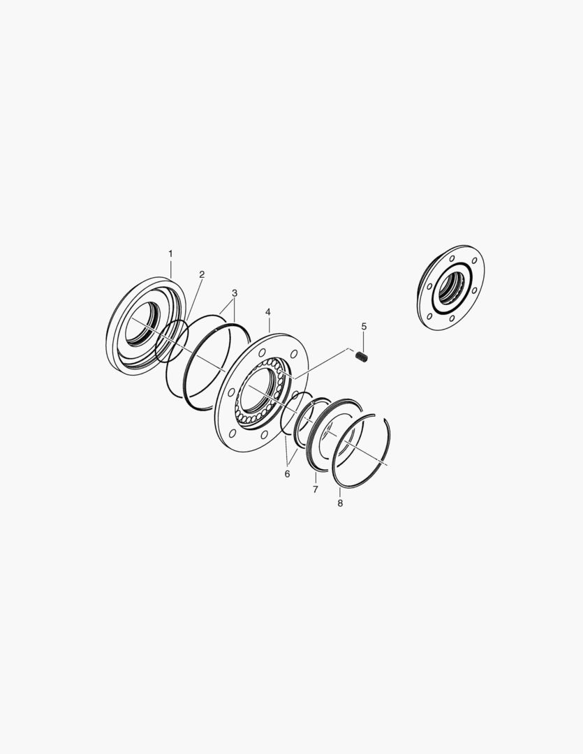 G092-90 RING PISTON BRAKE CYL.