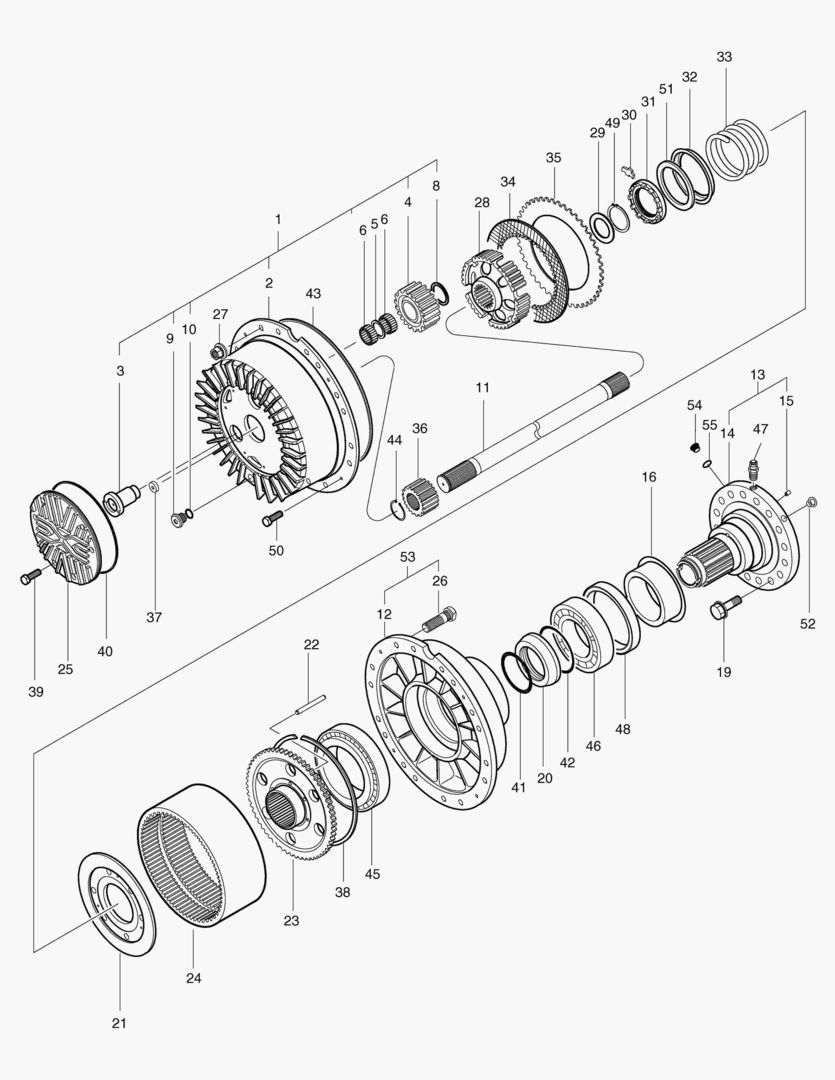 ЗАДНЯЯ ПЛАНЕТАРНАЯ ПЕРЕДАЧА-САМАЯ МАКСИМАЛЬНАЯ ГУСЕНИЦА